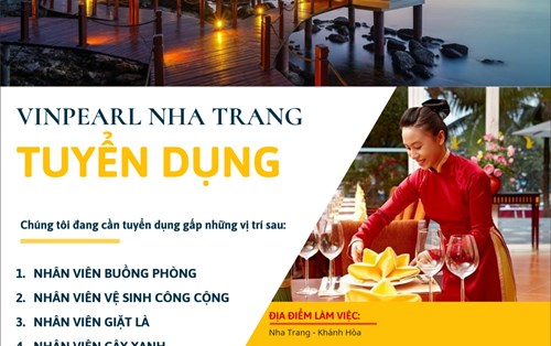 VINPEARL Nha Trang tuyển dụng 2021